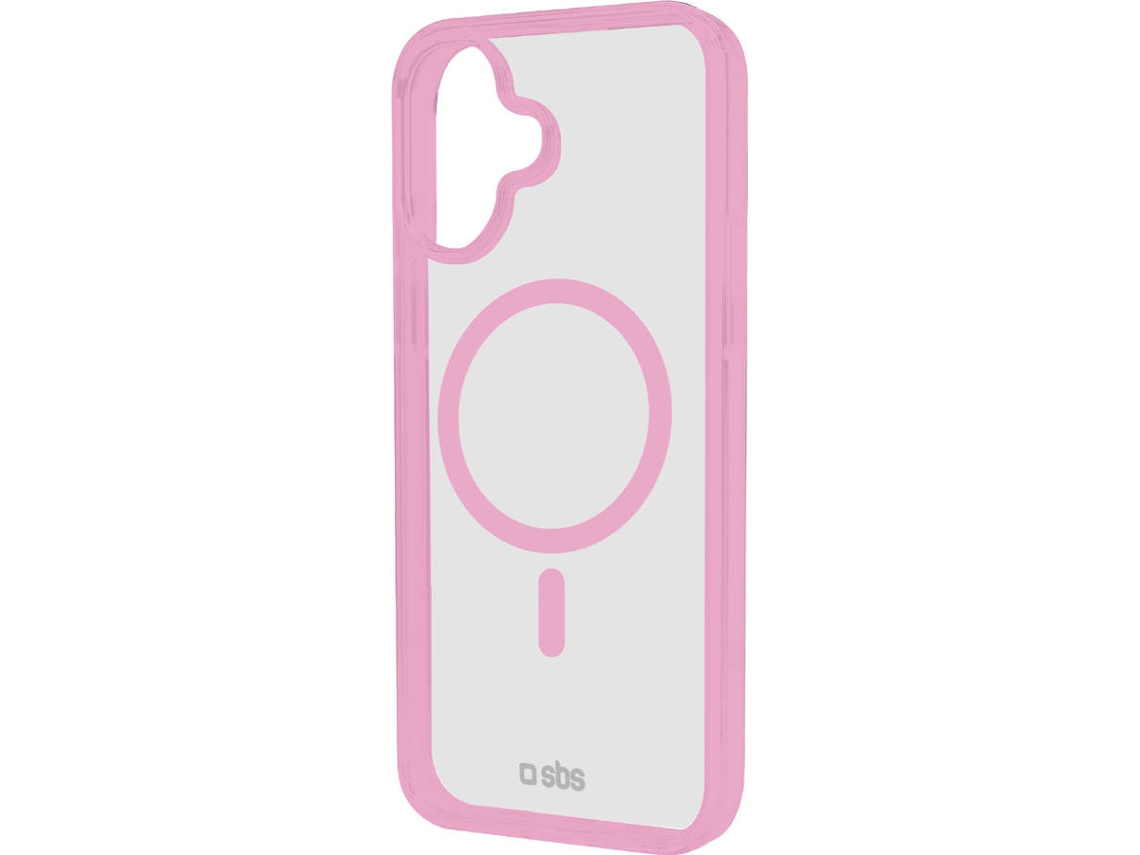 Capa SBS MagSafe iPhone 16 (Rosa)
