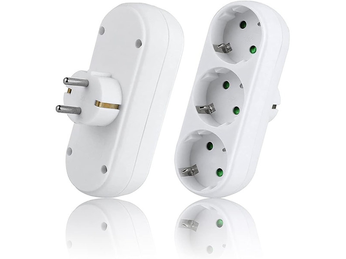 Régua De Tomadas Parede Com 3 Saídas(3500w/16a), Ideal Para Casa E Escritório