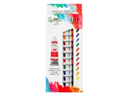 Tinta de Óleo LIDERPAPEL 12 Ml, 12 Cores