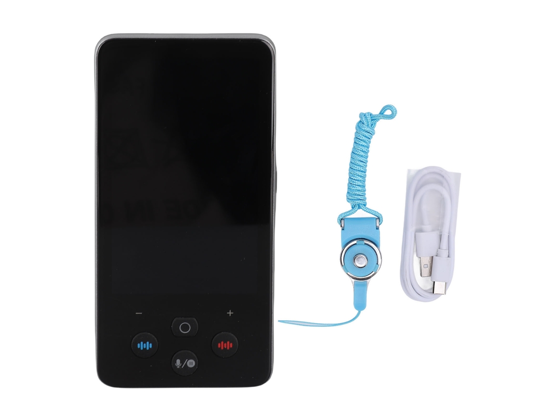 Tradutor com 138 idiomas e microfones com redução de ruído EOOCOO
