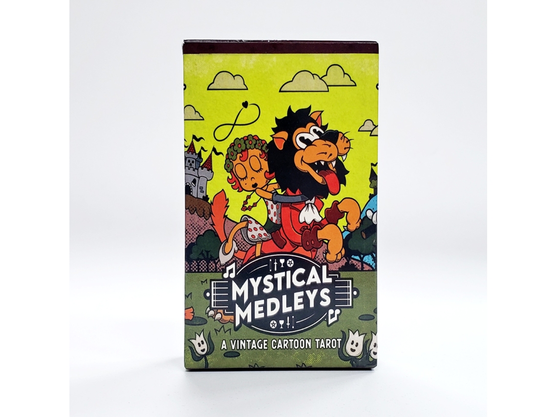Cartas de Tarô Misteriosas e Variadas em Estilo Retrô Estilo Popular MDUG (12x7)