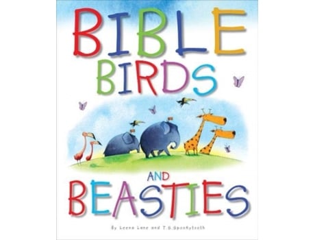 Livro bible birds and beasties de leena lane (inglês)