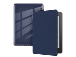 Capa Para Kindle Paperwhite 5 11ª Geração (6.8") 2021 Azul Escuro Cuich