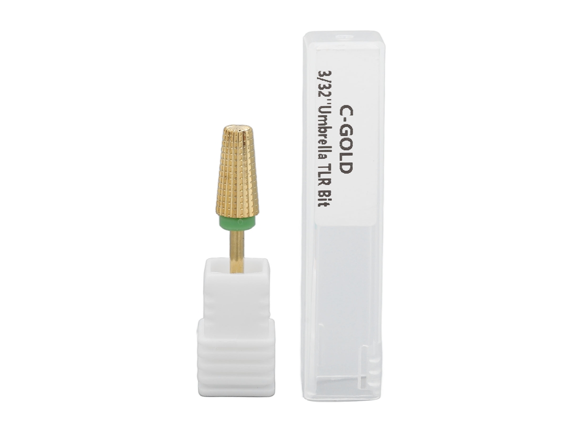 Broca Elétrica Para Unhas Em Aço Tungstênio Com 3 Dentes Para Remover Cola De Unhas, Cutículas E Polimento