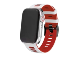 Bracelete Pioneer para Apple Watch Series 5 44Mm Branco e Vermelho
