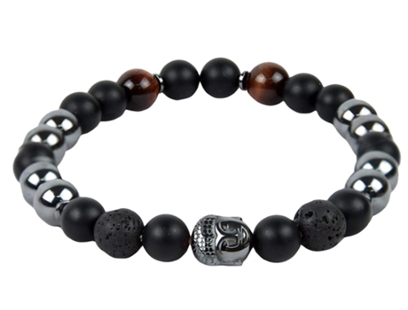 Pulseira KOVAÉ Premium Éveil (Aço Inoxidável - Preto - 17 cm)