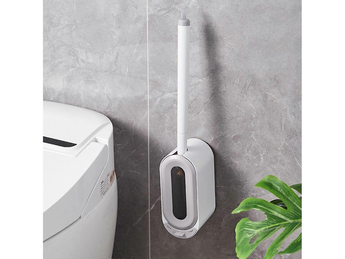 Escova Sanitária Autolimpante com Suporte de Parede AQUAFORGE