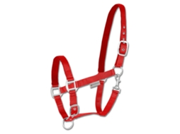 Cabeçada Perlon Satin Vermelho Extra Fullwaldhausen