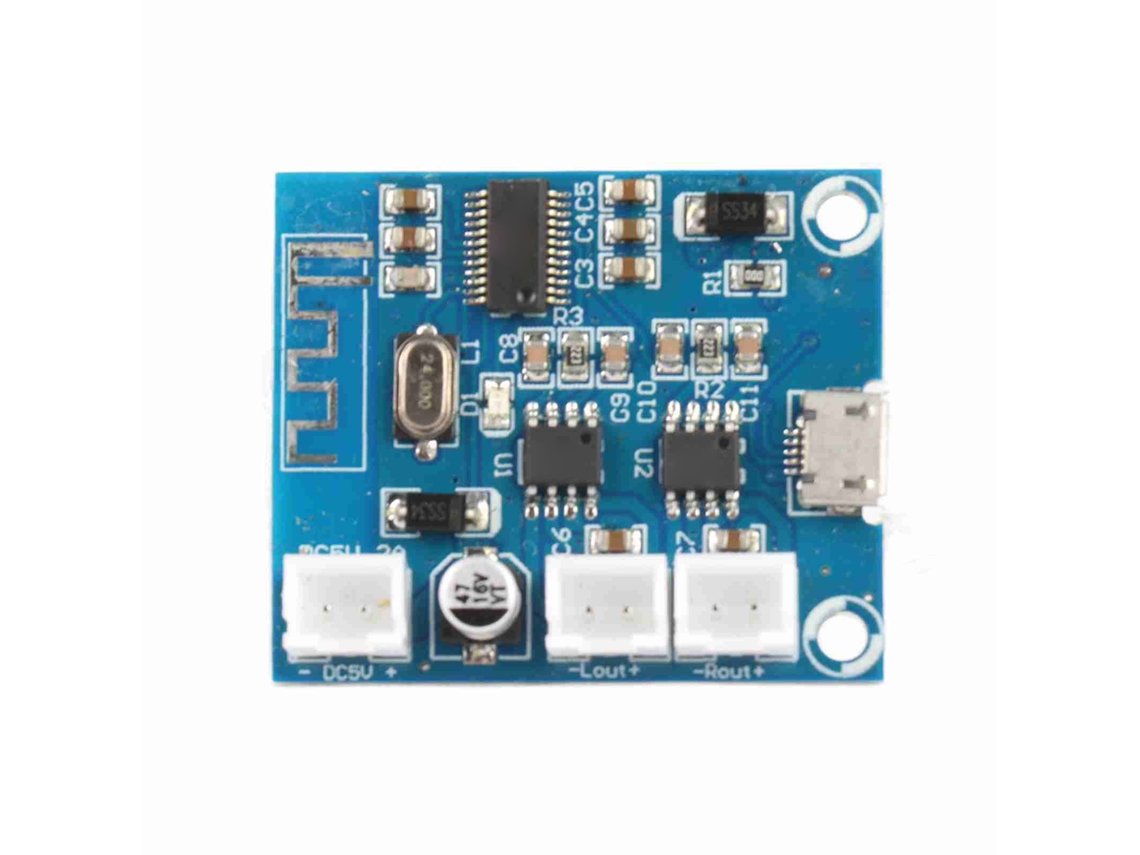 Laxiscreed Mini Amplificador Bluetooth 4.2 Estéreo Para Placa Circuito