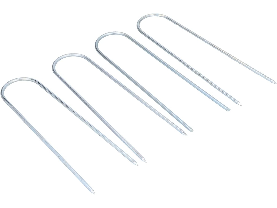 Estacas Em Forma De U Para Tendas, Grampos Fixação Solo, Design