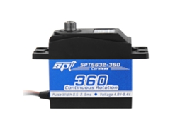 Servo Spt Spt5632 360 Servo Digital Sem Núcleo com Engrenagem Metálica, Grande Binário e Mudança Linear para Robôs Rc MDUG