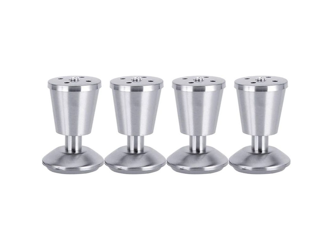 Pies De Mueble Ajustables De Acero Inoxidable Espesorado Para Sofá, Armário, Mesinha De Cabeceira, Tv, Resistente Ao Deslizamento
