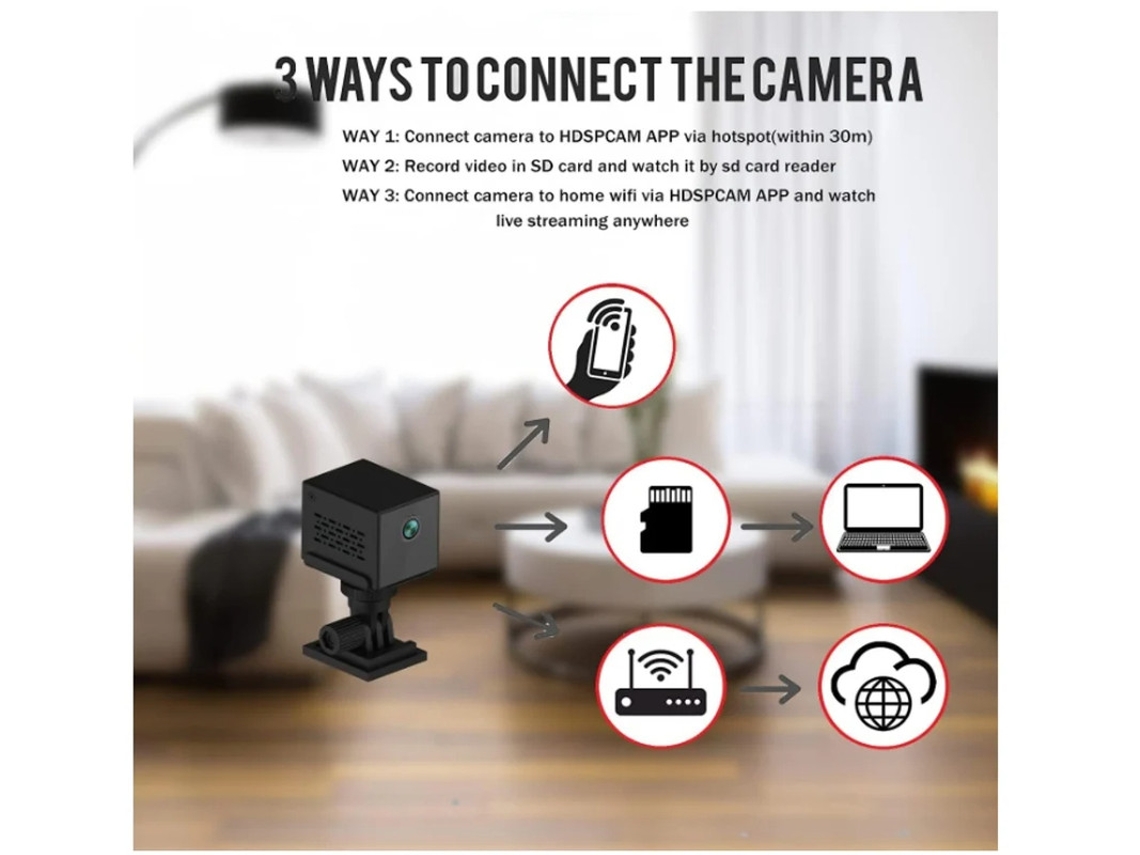 Câmera de segurança WiFi interna, câmera de vigilância sem fio HD 1080P com áudio, câmera de detecção de movimento interna com aplicativo Home e Bestvite.