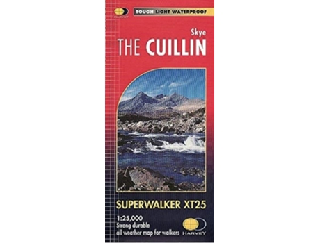 Livro Skye the Cuillin de Harvey Maps (Inglês)