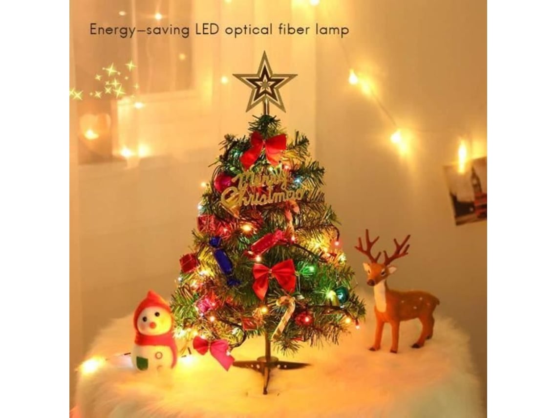 Fc31828-Christmas Tree Artificial Fir Pine Led Light de 20 Pequenas Lâmpadas 3M Decoração de Mesa Xmas Party Ornament Fir Home Bu YWEI