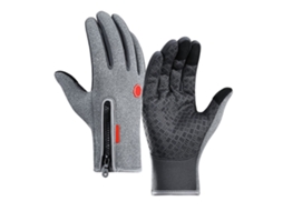 Luvas Impermeáveis Táteis com Forro Polar S/MARCA