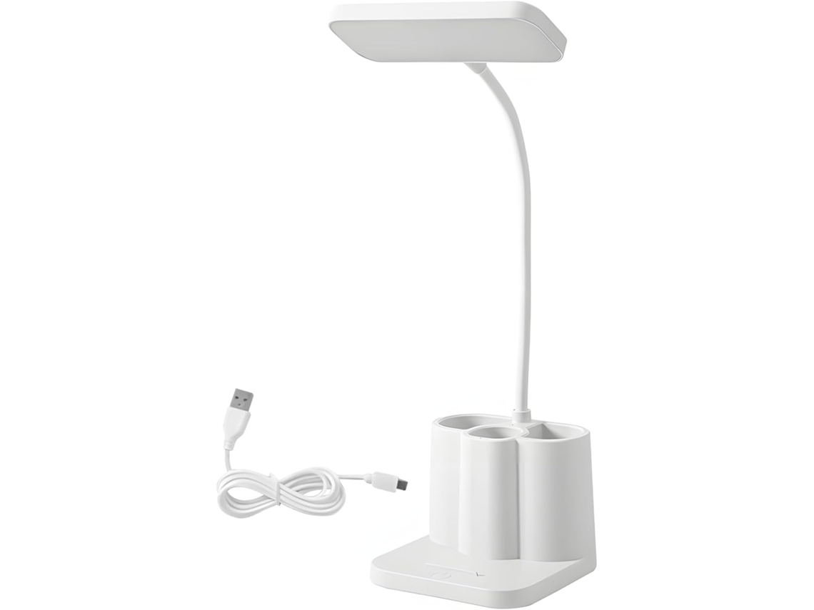 Luminária De Leitura Led, Com Intensidade Regulável, Recarregável, Temperatura De Cor Ajustável, Luminária De Mesa