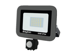 50W Ip54 6500K Led Projetor com Detector BRAYTRON