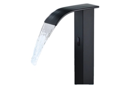 Torneira De Lavabo, Tecnologia De Sensor Inteligente, Controle Automático De Temperatura Da Água, Preto Alto B