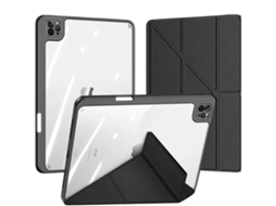 Capa Crystal Folio Origami para Ipad 10.2 2021 9º Ger Preto