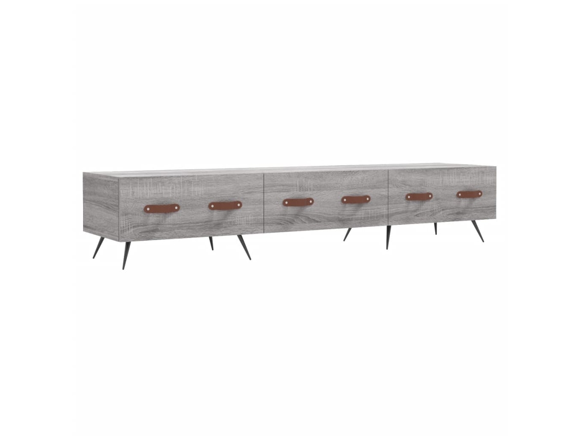 Tv Cabinet, Tv Cabinets Vidaxl Cinzeto Madeira Processada (n/a)