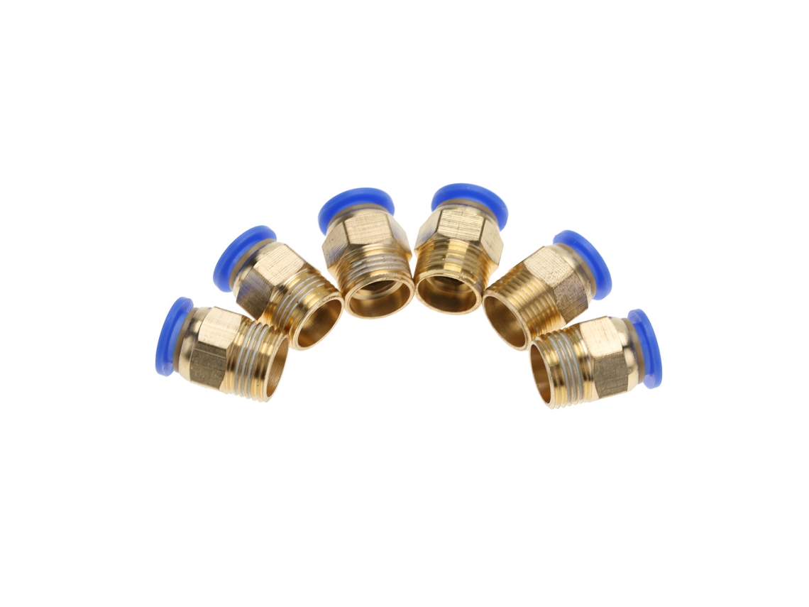 Conectores Rápidos Pneumáticos De 10mm Reto