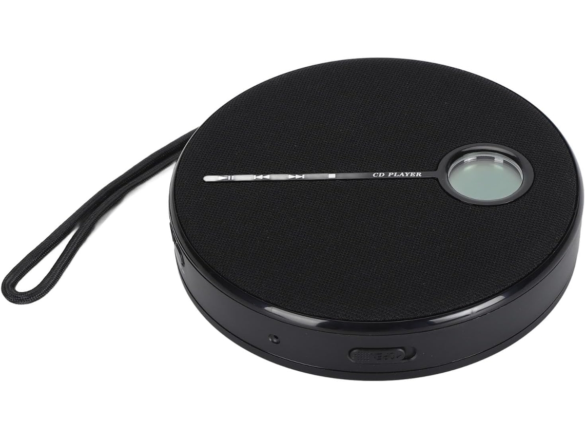 Leitor Cd Portátil Vgeby, Material Abs, Bateria Recarregável, Proteção Anti-pulos, Ideal Para Doméstico E