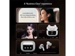 Novos Fones De Ouvido Sem Fio A8pro Bluetooth 5.4 Com Tela Lcd Colorida Ancenc Com Cancelamento De Ruído Ativo Tws 15 Ly Ebike