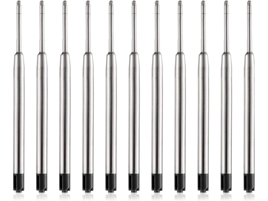 Tatuo 30 Canetas Esferográficas Substituíveis Caneta de Metal BRILVIBERA