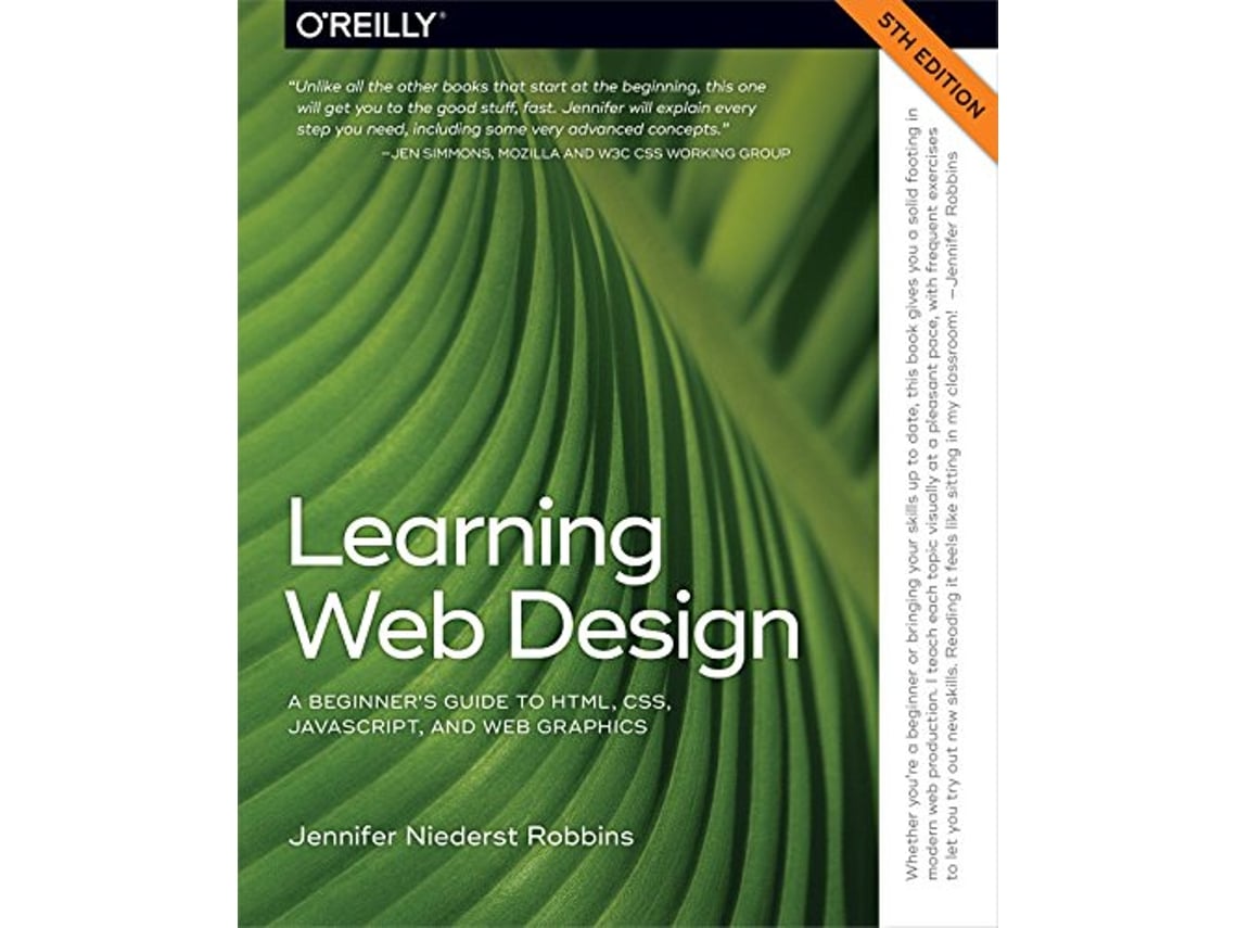 Livro Learning Web Design 5e de Jennifer Robbins (Inglês)