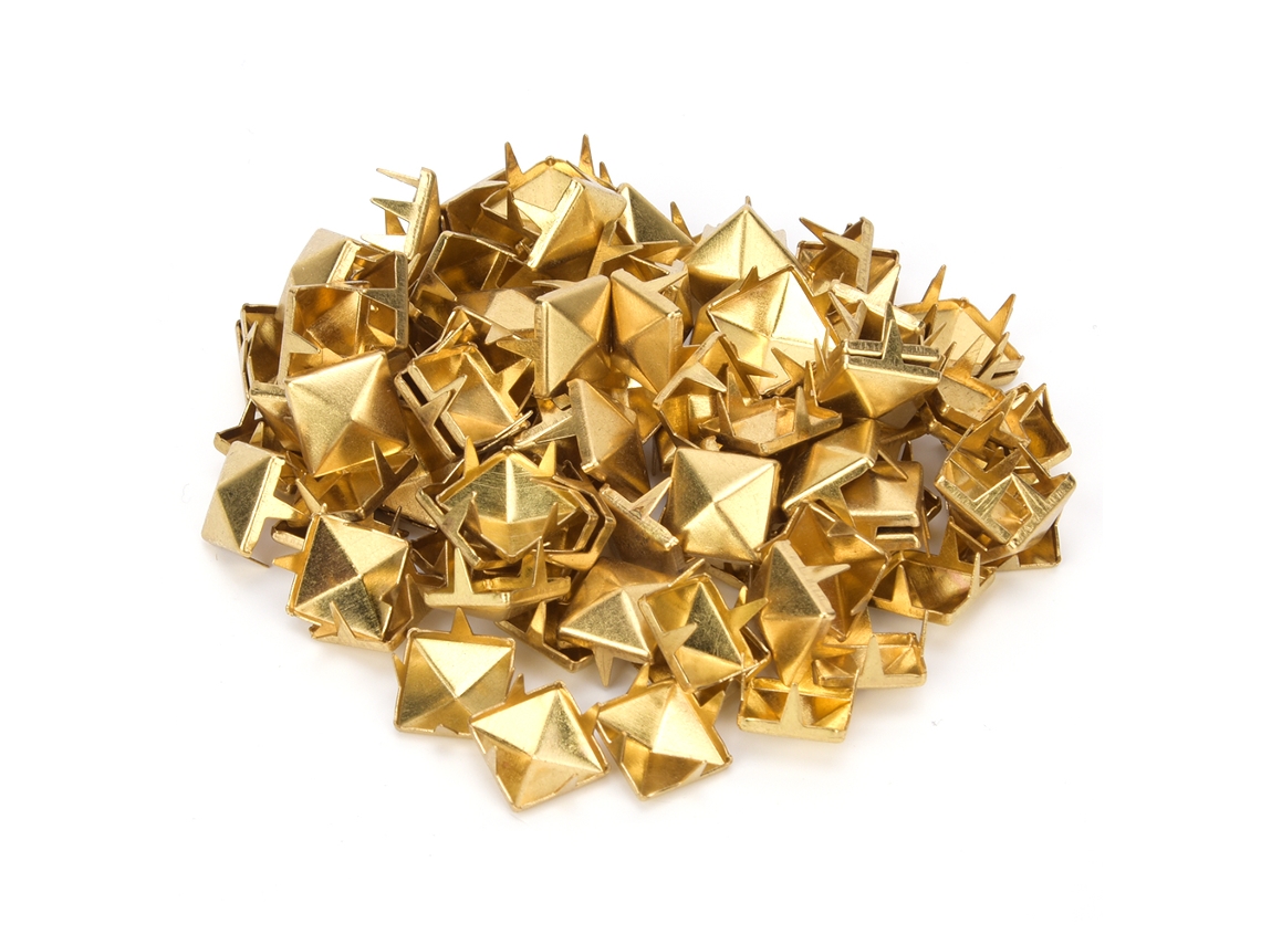 Pregos De Cobre 9mm Quadrados Couro