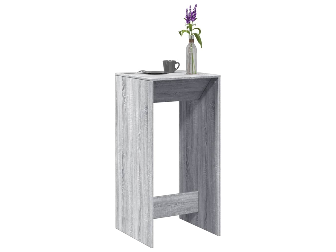 Vidaxl Mesa De Bar 51x50x103,5 Cm Derivados De Madeira Cinzento Sonoma