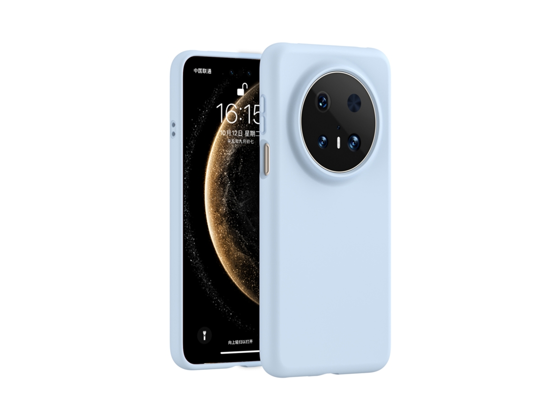Capa De Celular Huawei Em Silicone Líquido Com Cobertura Total (azul Celeste, Mate70)