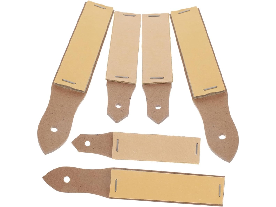 Conjunto de 6 peças de porta-lápis ergonômico com Lixa.