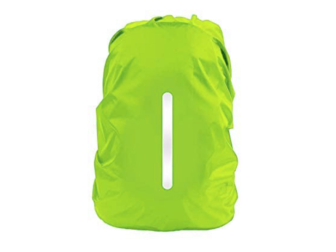 Capa de Chuva para Mochila, Verde Fluorescente, M BRILVIBERA
