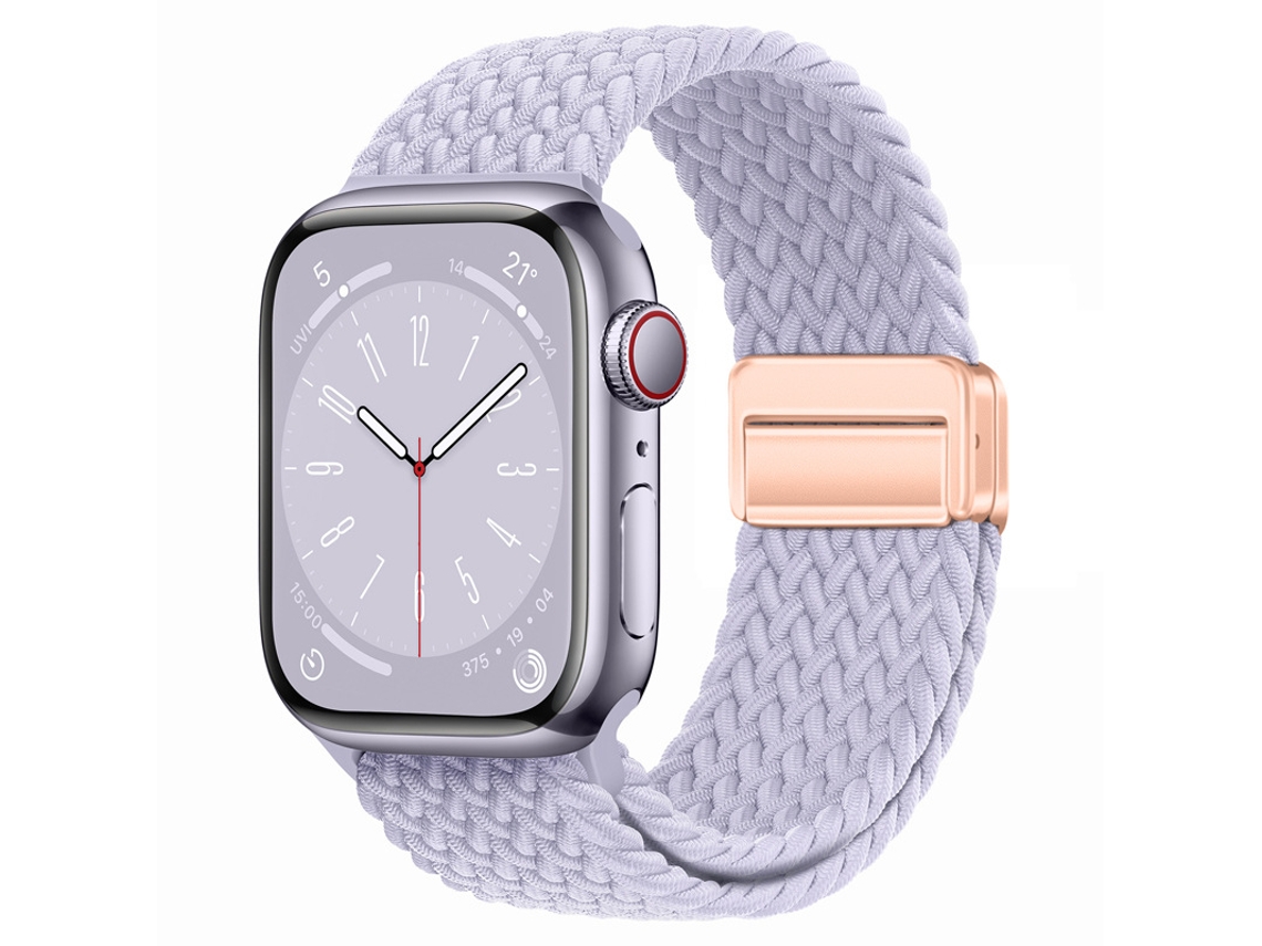 Bracelete Para Apple Watch 42/44/45/46/49mm Roxo Nebuloso Cuich