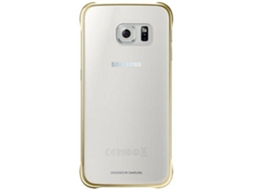 Capa SAMSUNG Galaxy S6 Clear Dourado