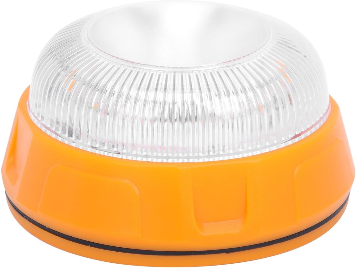 Luz Led Amarela Intermitente Tofficu Para Veículos, Com Montagem Magnética, Desempenho Estável E Função De Segurança