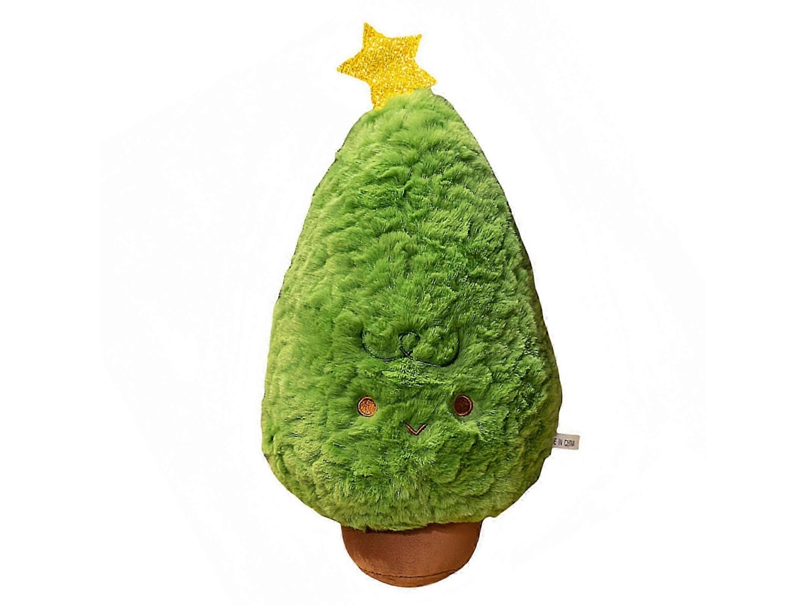 Pelúcia De Árvore De Natal Verde, 35cm, Para Decoração E Presente