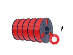 Filamento 3d, Alta Resistãªncia, Baixa Retraã§ã£o, 5kg Vermelho Oem