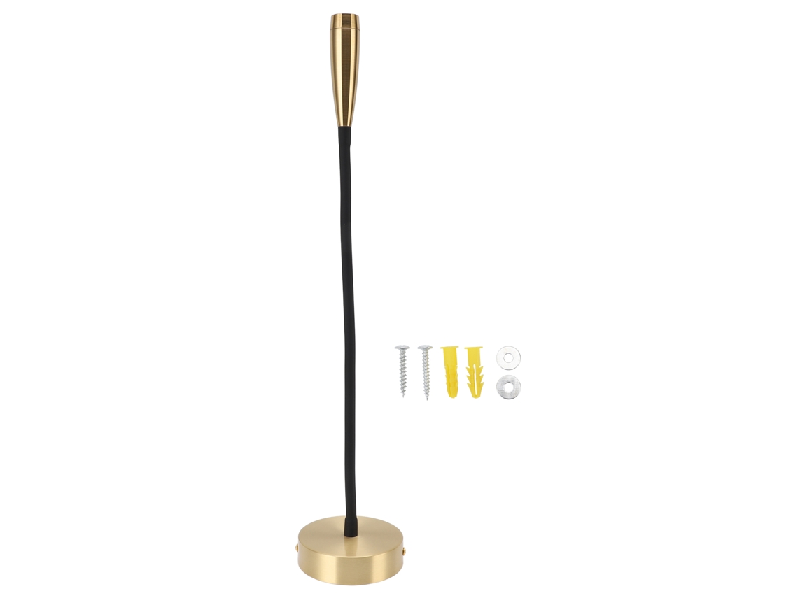Lâmpada de Parede com Braço Flexível Gooseneck 3w 200 Lm Luz de Leitura Alumínio | S/MARCA