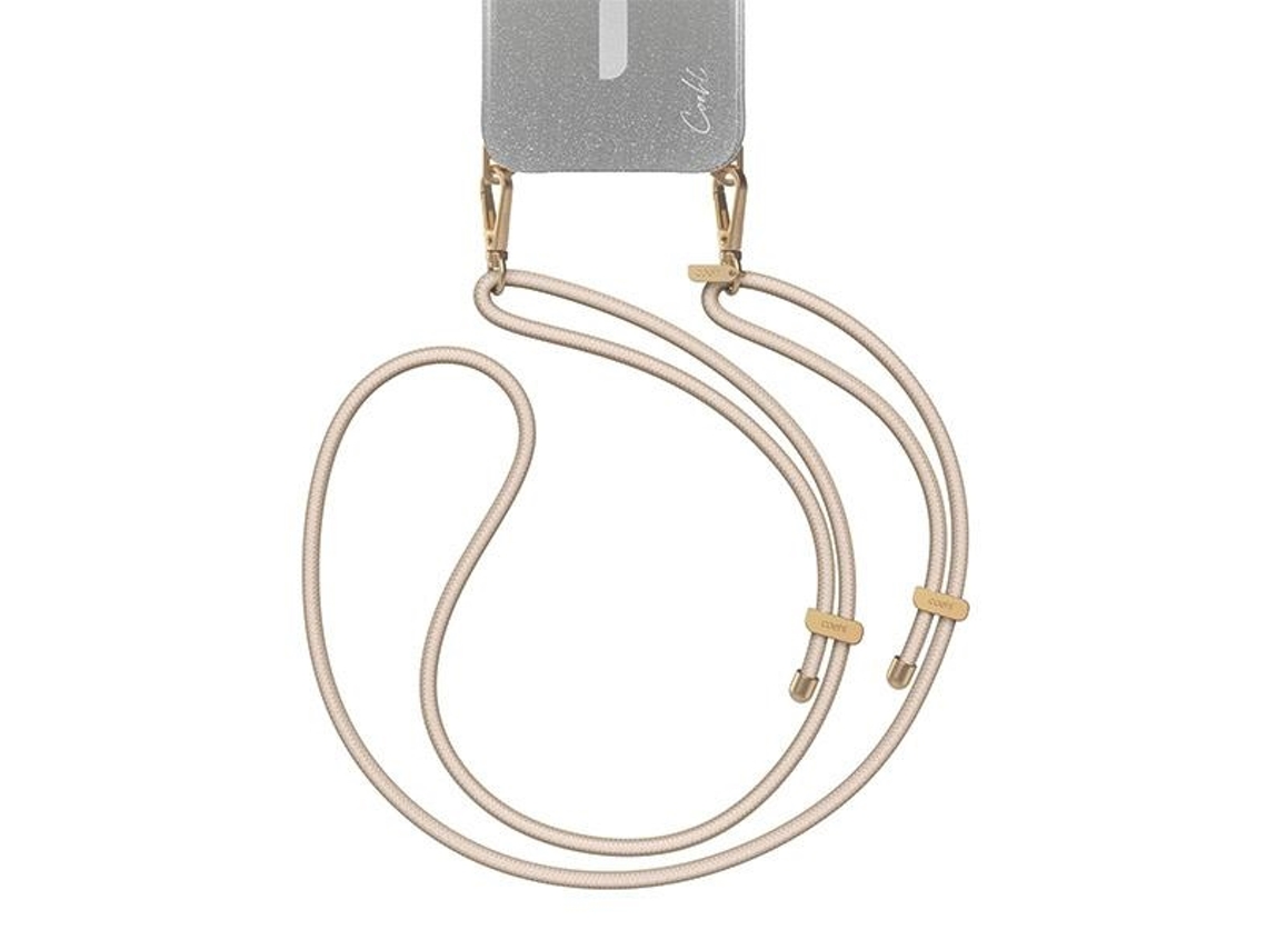 Cordão De Telefone Uniq Universal Para Telefones Bege Louro De Alta Qualidade