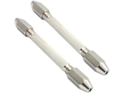 Mini Broca Manual Hexagonal De Cabeça Dupla (2 Peças) Para Reparos | Latão