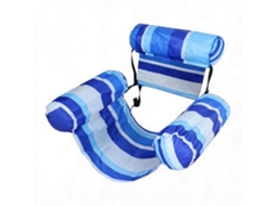 Anel de Natação Flutuante para Adultos Relaxarem na Piscina e na Praia HENTEN HOME 90x40.5x61 Cm