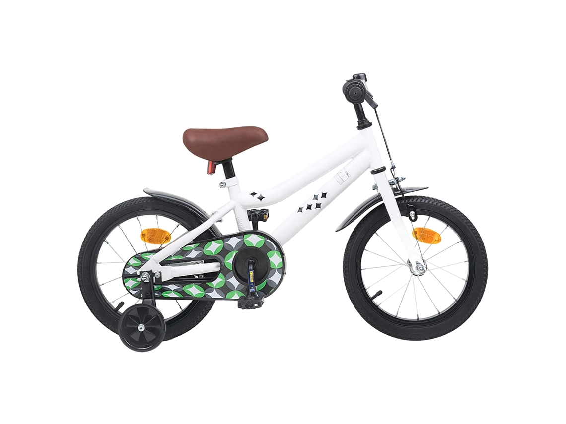 Vidaxl Bicicleta Infantil 12 Polegadas Para 2-4 Anos Branco