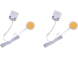 2 Interruptores De Toque Led, 85v A 265v Ac, Para Instalação Embutida Em Armários, Podem Penetrar Até 40mm De Espessura
