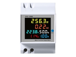 Medidor De Energia Monofásico, Ac40-300v 100a, Para Calha Din, Com Ct