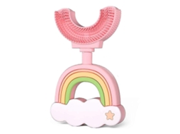 Escova de Dentes Infantil em Formato U com Cabeça Silicone Qualidade Alimentar para Bebês, Limpeza 360 ​​gr Aus Sem Pontos Cegos. GOKOCO