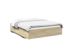 Estrutura de Cama Derivados Madeira Carvalho Sonoma MAISON EXCLUSIVE (150x200 cm)
