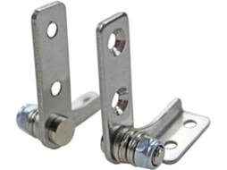 Conjunto De 4 Dobradiças Com Pivô Torque Ajustável E Parada Livre, Em Aço Inoxidável 304, Com Amortecimento Xg11-007-25l
